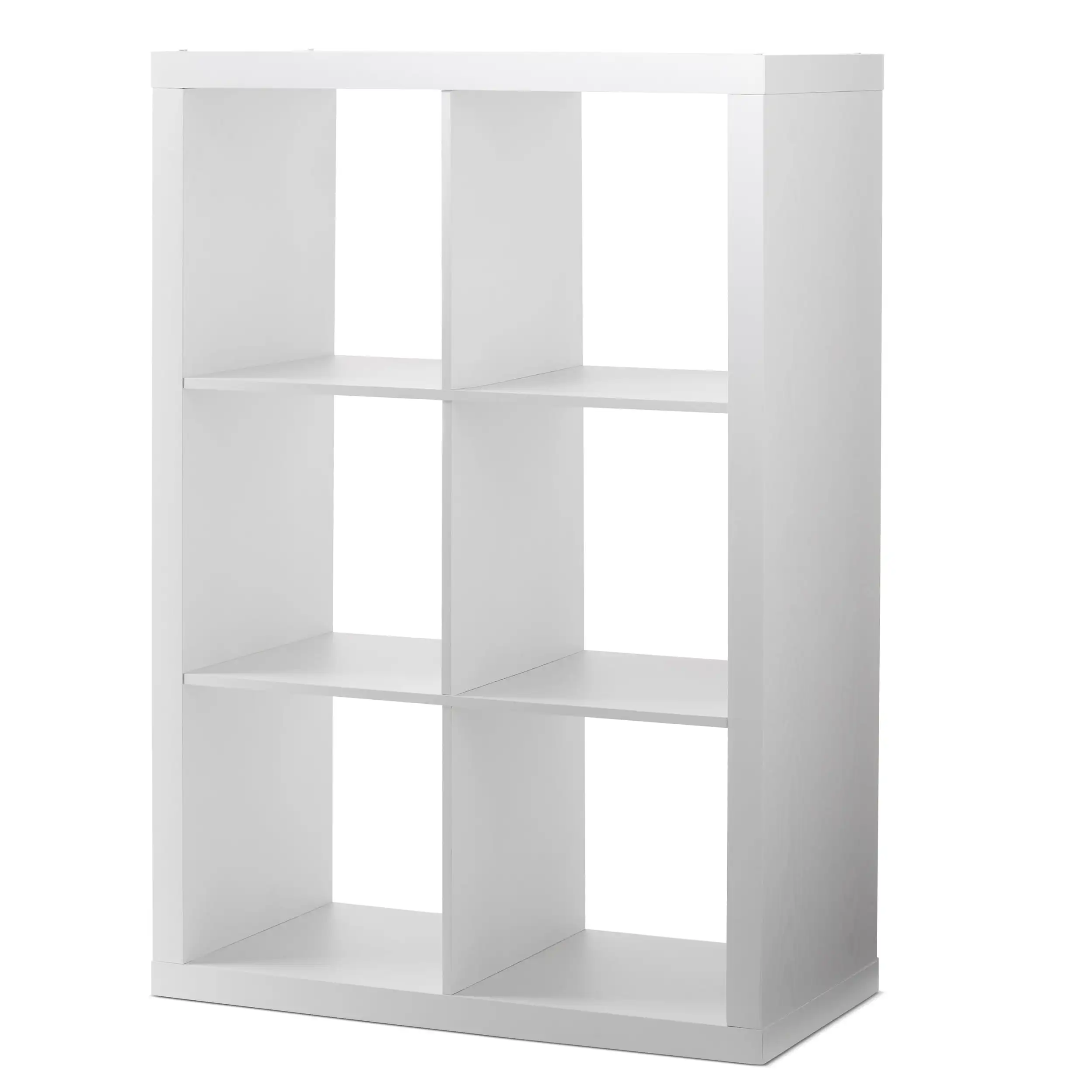 

,Better Homes & Gardens 6-Cube Storage Organizer, White Texture