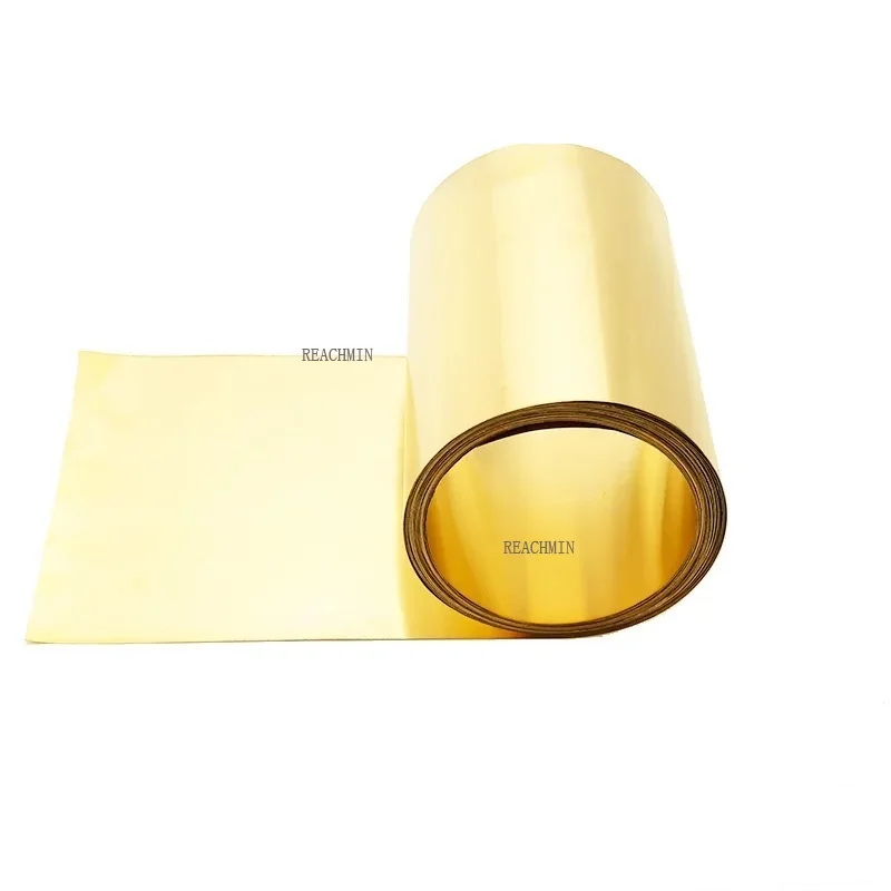 

Thickness 0.1/0.2/0.3/0.5mm 50mm Wide 1Meter Thin Brass Strip Brass Sheet gold film Brass Foil Brass plate H6