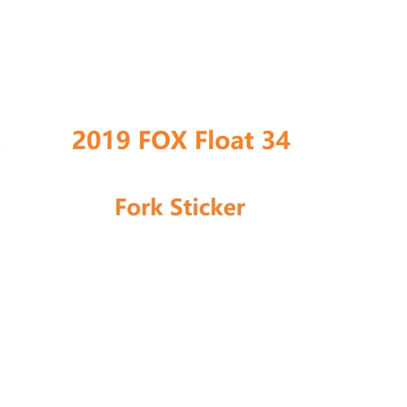 2019 FOX Float 34 RHYTHM FLOAT Fork Sticker Fox34 for Mountain Bike MTB  Bicycle Decals