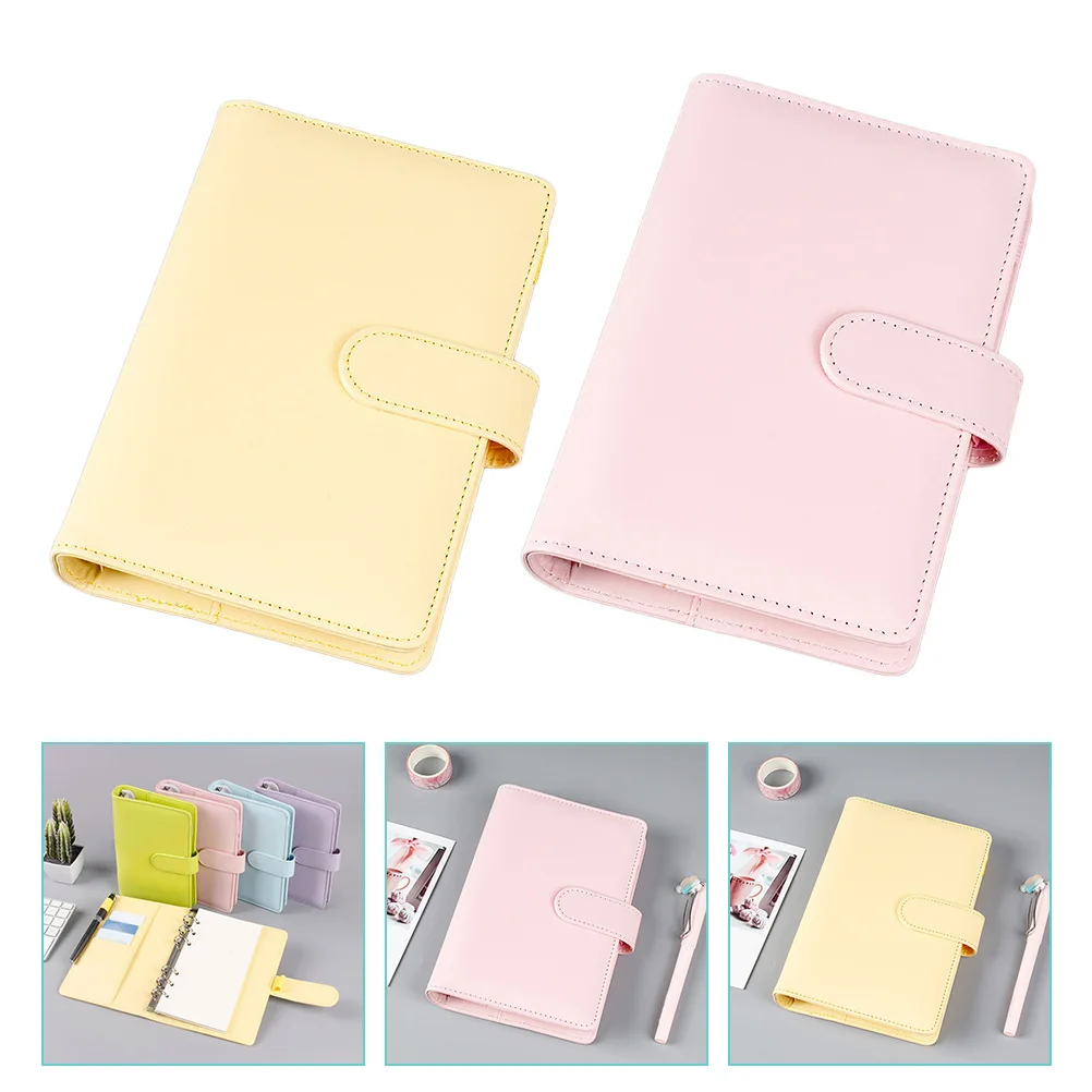 

2Pcs Convenient Diary Books Portable Note Books Household Journal Notebooks Write Accessory