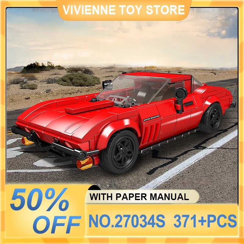 MOLD KING 2734 строительный блок чемпионов технической скорости кирпичный спортивный