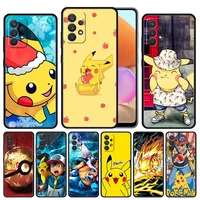 cover case for samsung galaxy a12 a52 a51 a50 a71 a32 a21s a72 a31 4g 5g style bag protection fashion pokeball pokemon anime