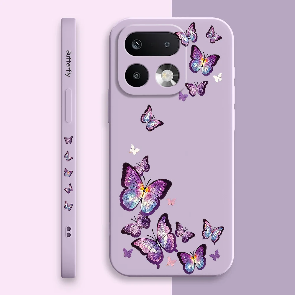 Фото Чехол для телефона Butterfly Rush для Oppo Realme 16 15 15T 14 13 12 11 10 9 9I Pro Plus 4G 5G, мягкий силиконовый чехол. №1