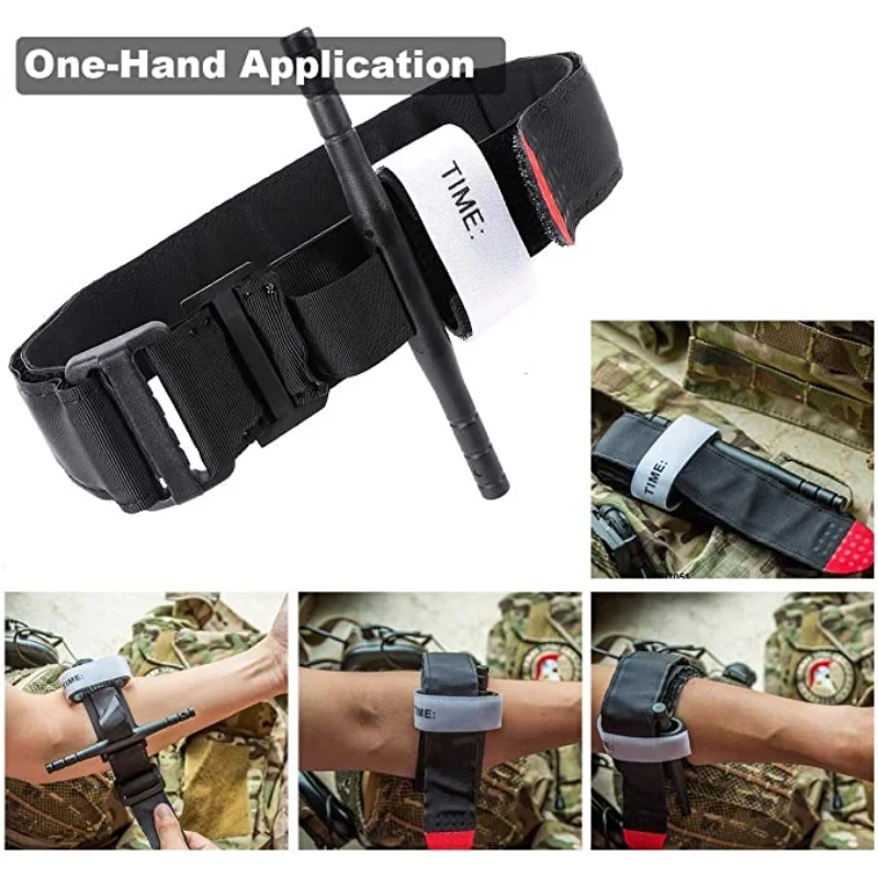

First Aid Tourniquet Aluminum Rod One-Handed Operation Spinning Military Supplies Tactical Emergency Rescue Life Survival Tool