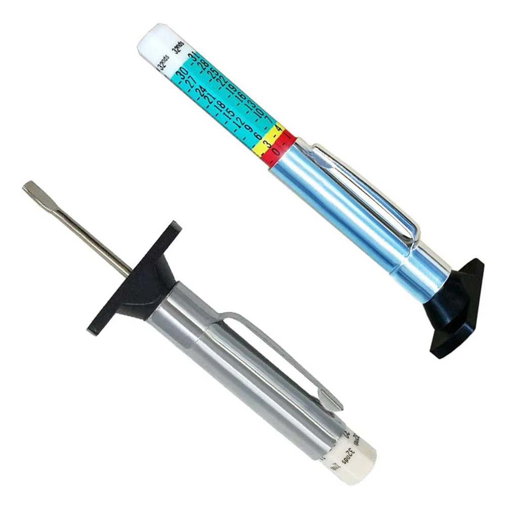 

Car Tyre Tire Depth Gauge Meter Digital Measuring Pen Auto Depth Thickness Pattern Ruler 25MM Tread Mark Measuring Tool Caliper