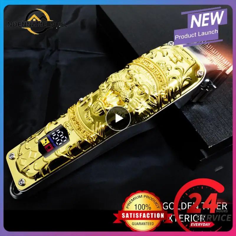 

Electric Hair Clipper New Golden Men Electric Hair Clipper Hair Trimmer Professional Hair Salon 5W High Power Oil Head Scissors
