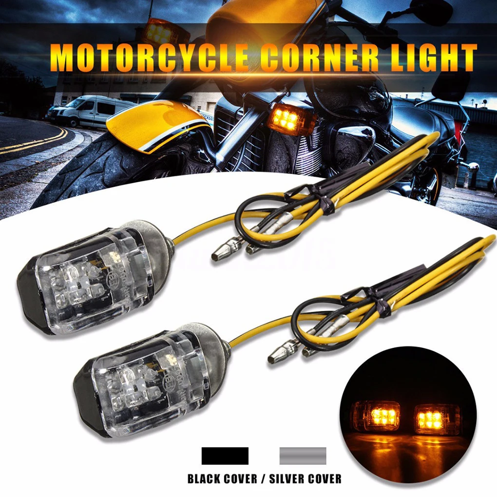 

4pcs set 6mm Bolt 6 LED Motorcycle Turn Signal Indicator Light Motor Mini Turnning Marker Bulb Motorbike Blinker