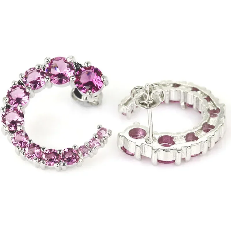 Купите 3 получите 1 бесплатно 5 г серьги из смешанного серебра 925 пробы в форме луны