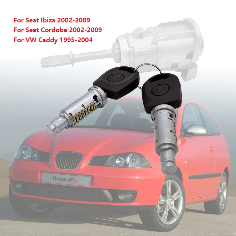 Комплект для ремонта дверного замка цилиндра SEAT IBIZA CORDOBA VW CADDY 6L3837167B/168B |