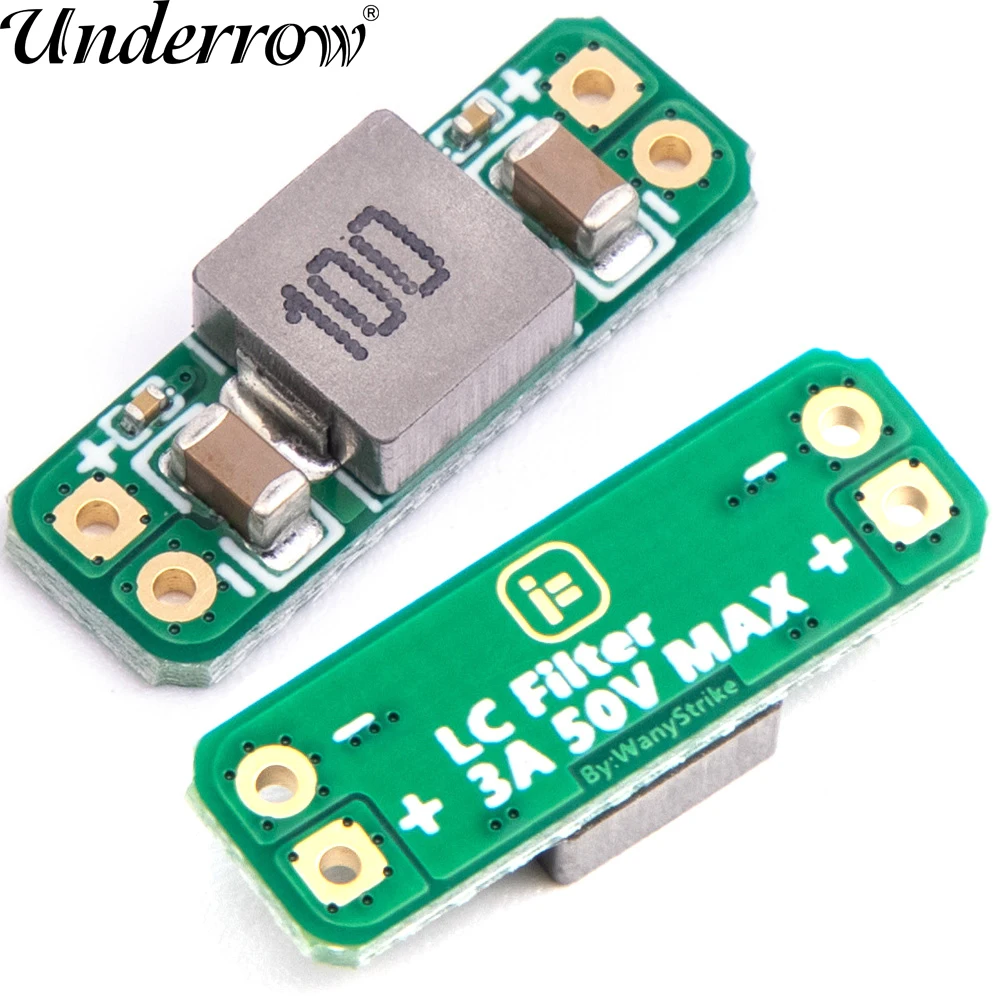 

1 / 2pcs LC Filter Module 3A 5-30V Built-in Reverse Polarity Protection Reduce the Effect of Radiated Interference for FPV Drone