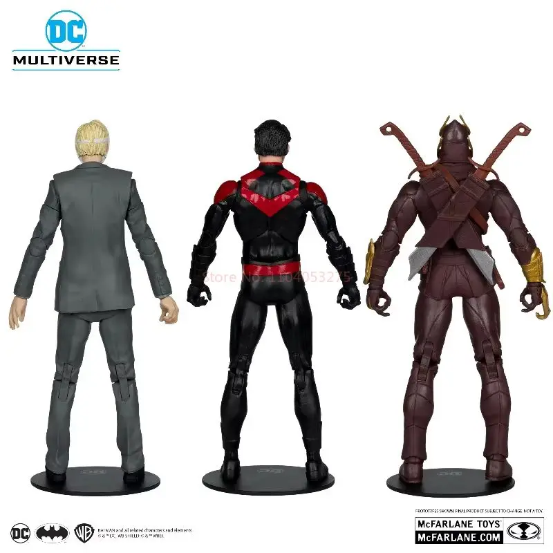 В наличии Mcfarlane Dc Аниме Фигурки Коготь Nightwing Сова Суд Набор из 3 человек 1/12
