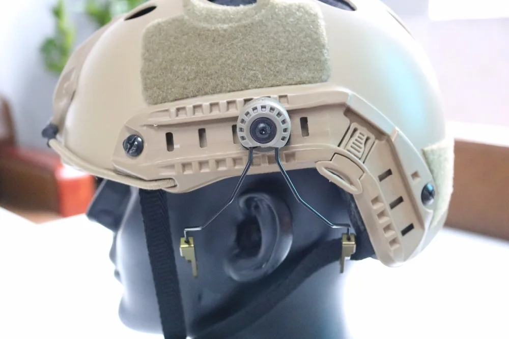 Tactical Headset Helmet ARC Rail Adapter Sordin Bracket Compatible with MSA SORDIN Headset for Tactical Hunting Airsoft Sports