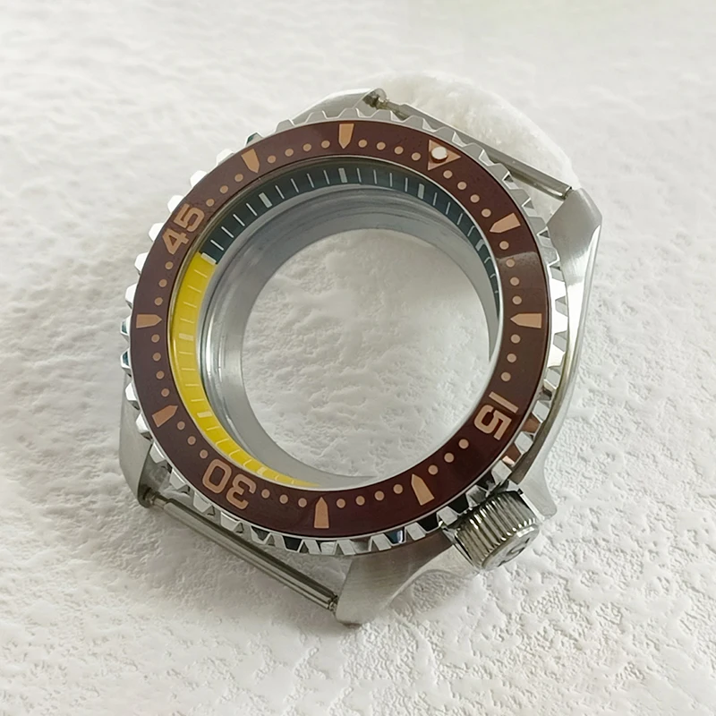 Mod Seiko NH35 SKX007 Watch Case Dome Sapphire Crystal Glass Fits NH35 NH36 4R Movement Screw-in Crown 28.5mm Dial Dive Cases