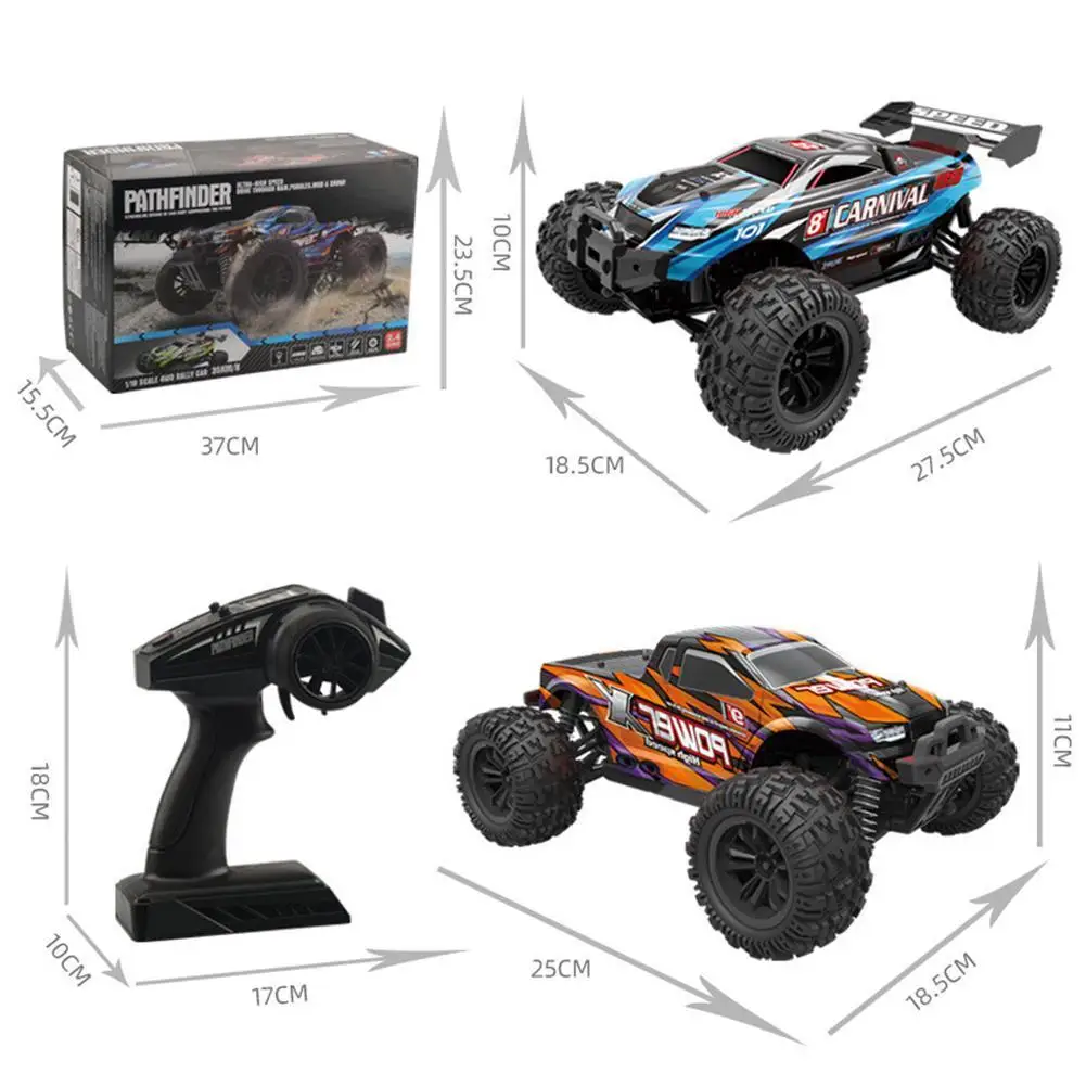 1:18 Rc  Car 2.4g Four-wheel Drive High-speed Car Off-road Climbing Remote Control Drifting Electric Toy enlarge