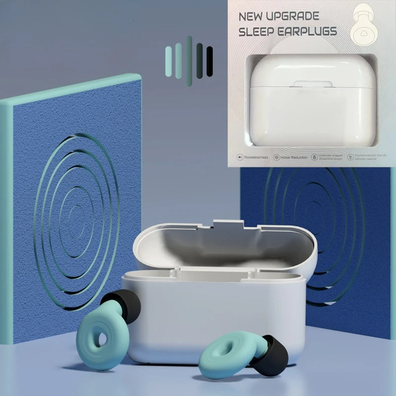 

Силиконовые беруши с шумоподавлением, мотоциклетные беруши, водонепроницаемые беруши для плавания, защита слуха, защита, подарки