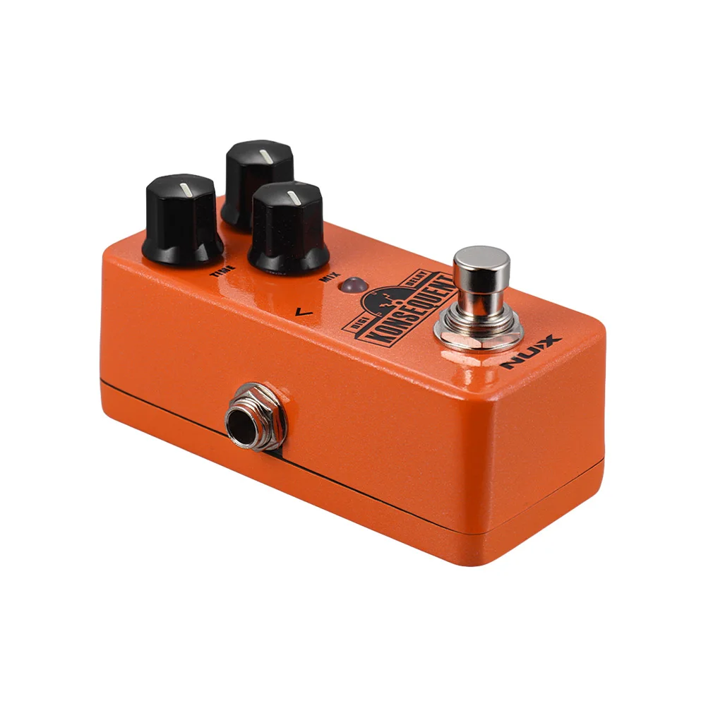 

NUX NDD-2 Konsequent Digital Delay Guitar Effect Pedal 800ms Delay Range Tap Tempo Function Full Metal Shell True Bypass Parts