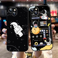 cute astronaut cartoon fundas for iphone 11 pro max 12 13 mini 5 5s 6 6s 7 8 plus se2020 x xr xs max capa coque phone cases soft