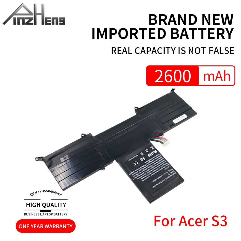 

PINZHENG New AP11D4F AP11D3F Laptop Battery For ACER Aspire S3 S3-951 S3-951-2464G24iss S3-951-6464 S3-951-6646 MS2346 Battery