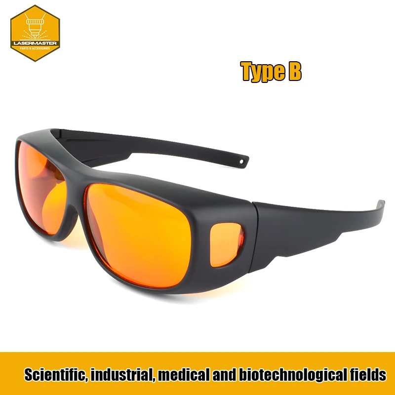 

Синие лазерные защитные очки 190-490 нм OD4+ CE Защитные очки 450 нм