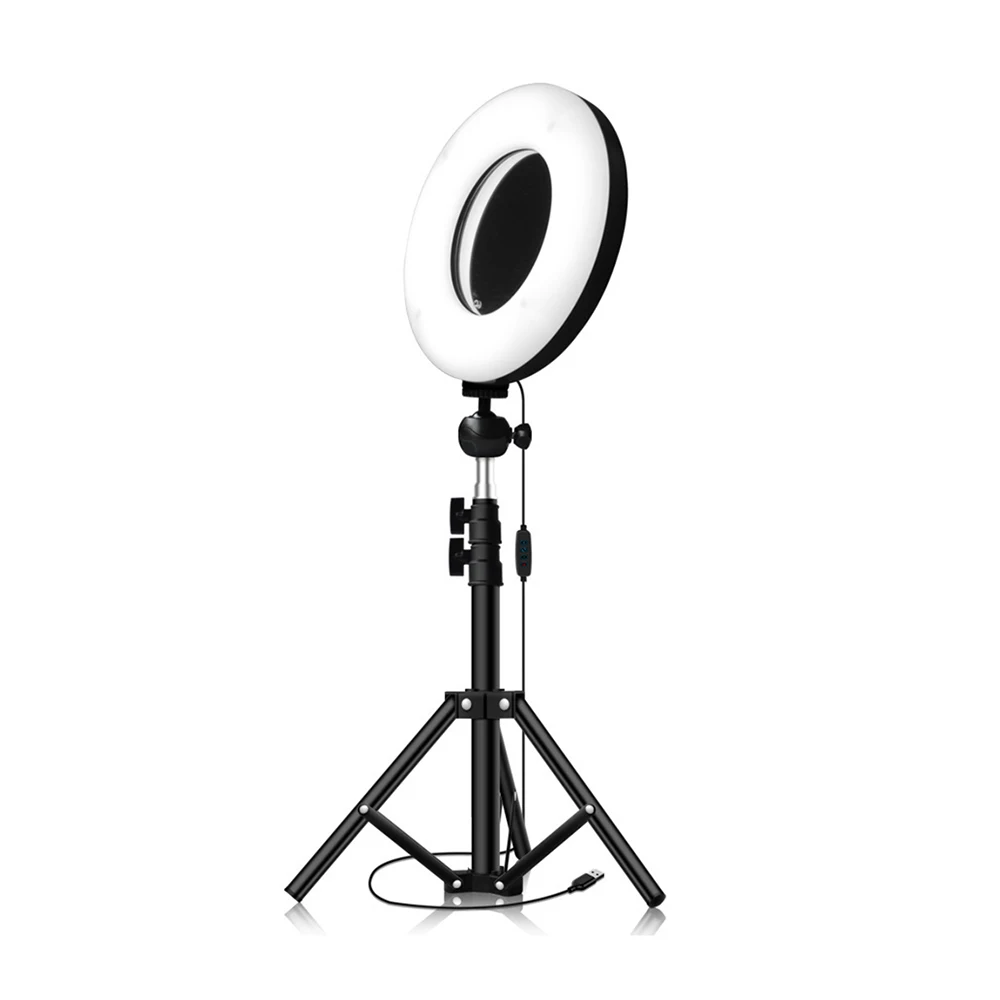 

Internet Celebrity Mobile Phone Live Desktop Makeup Fill Light 22cm Vibrato Anchor Beauty Photo Led Ring Light