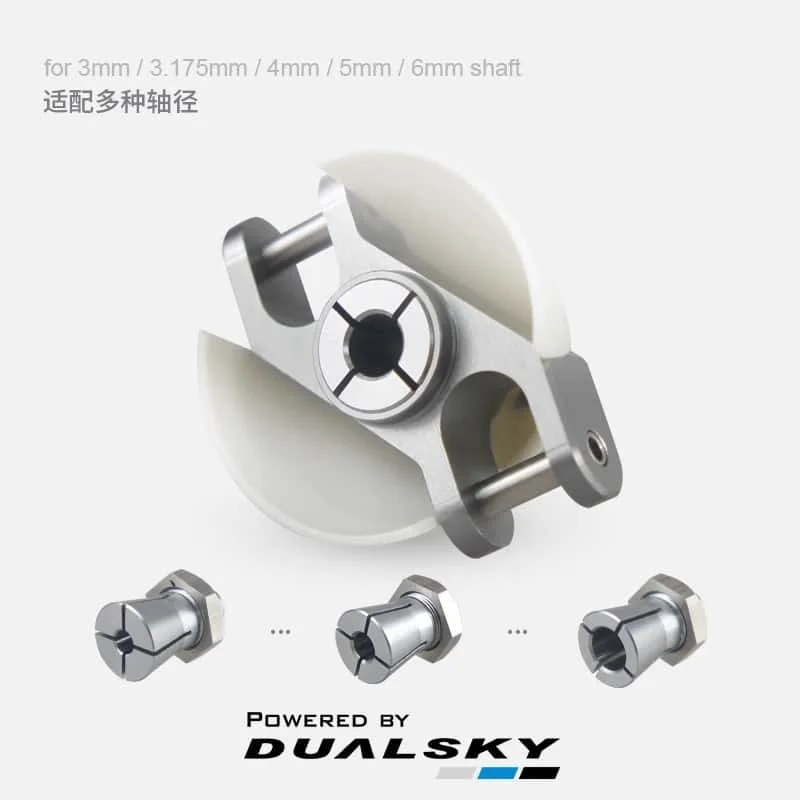 Фото Защитный кожух для складных пропеллеров DUALSKY FPS 38 мм, для валов 3/3.175/4/5/6 мм, для немецких радиоуправляемых планеров Aero Naut CAM F5K F5J P5B ​   Самолет №3