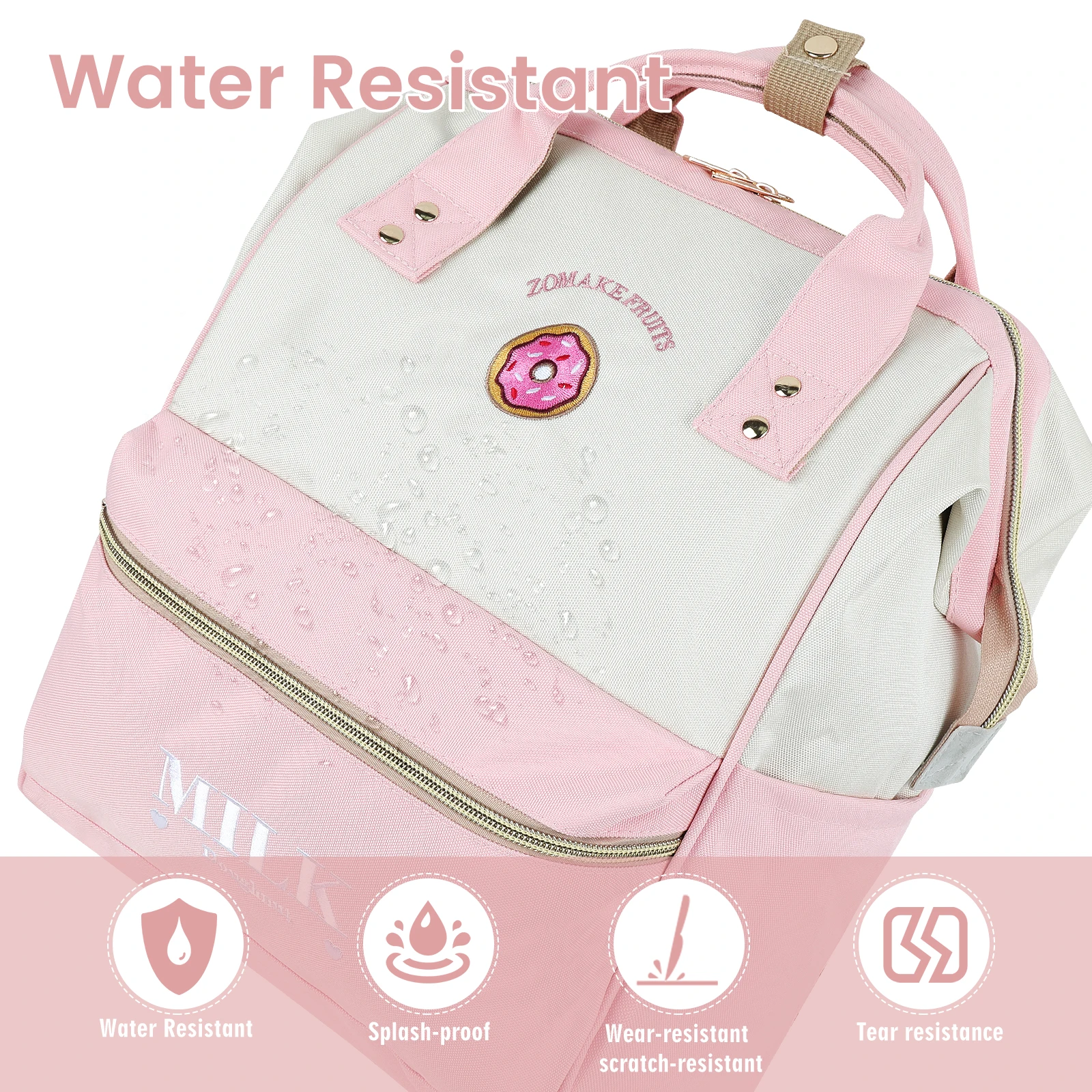 ZOMAKE Модный Женский Рюкзак Большой Емкости Сумка На Плечо Для Колледжа Школы