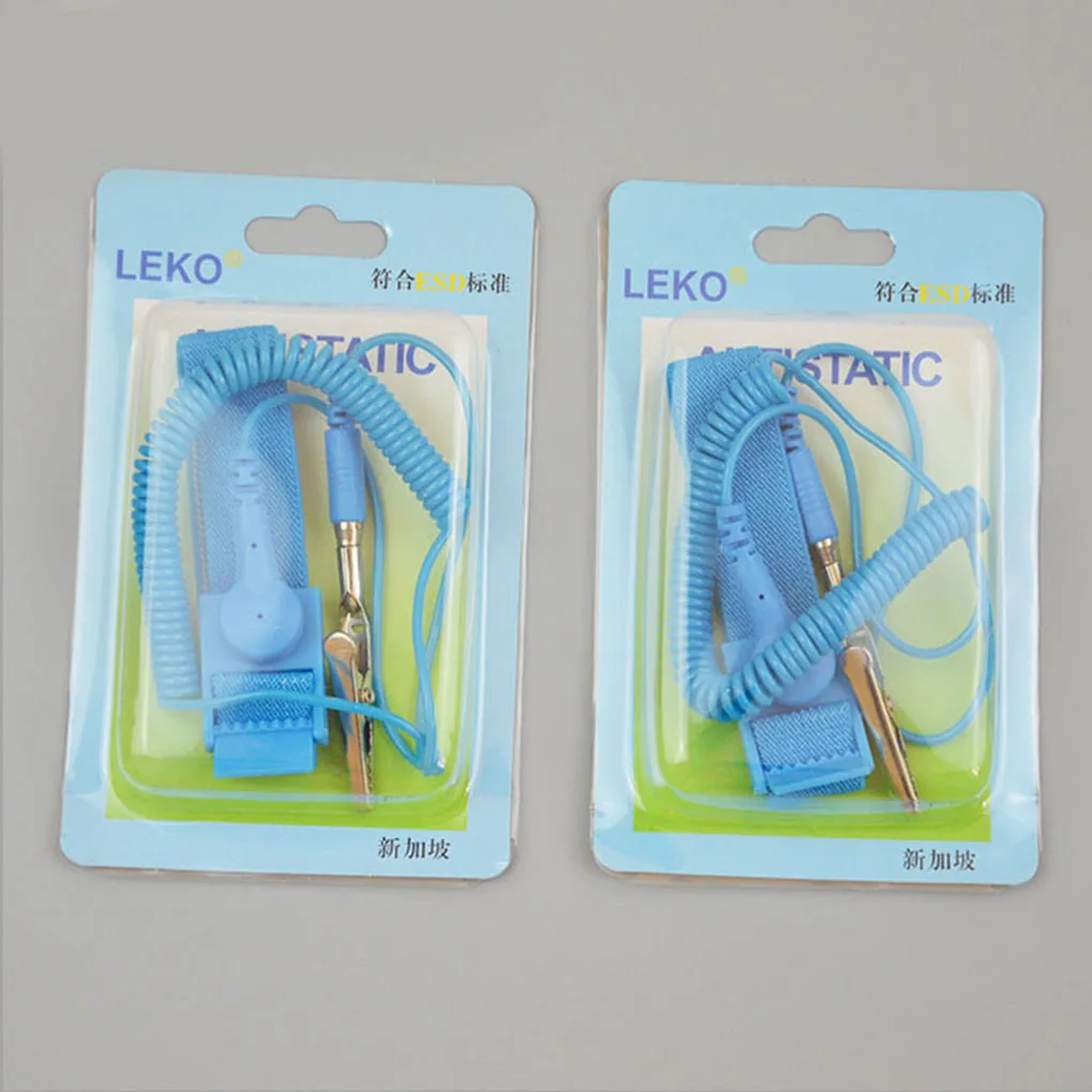 

Anti Static Wrist Strap Grounding Electricity Discharge ESD Band Bracelet