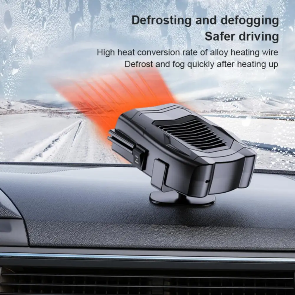 

Car Seat Cooling Fan Universal Portable Car Heater Fast Heating & Cooling Fan 12v Windshield Defogging Demister Defroster