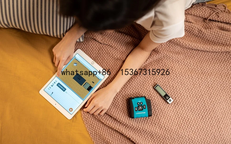 Mileseey DT11 лазерная рулетка 40 м 2-в-1 цифровой лазерный измеритель дальномер