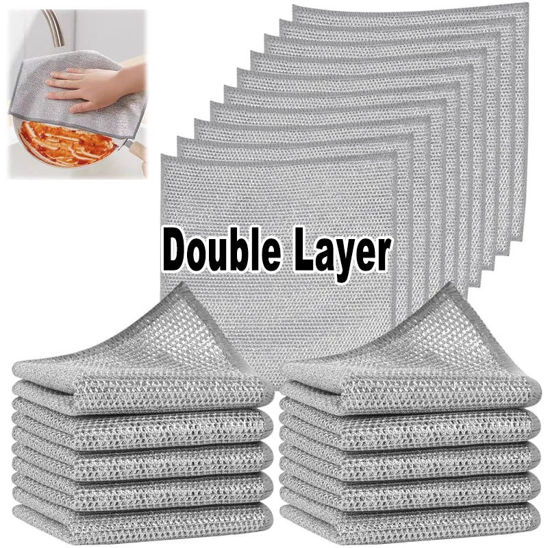 

Чистящие салфетки из микрофибры со стальной проволокой