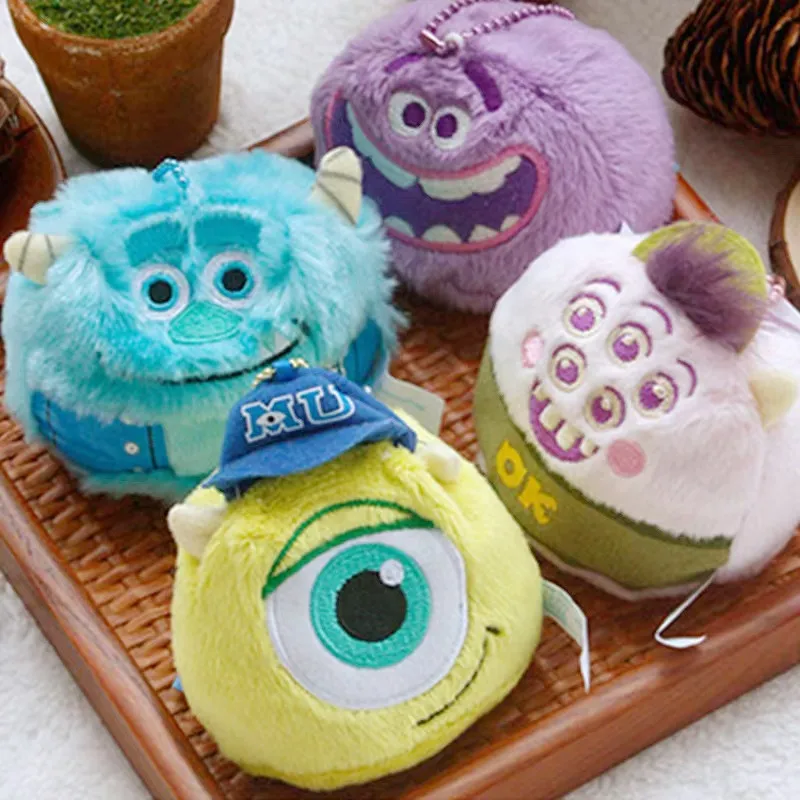 

Плюшевые брелоки ScottSquishy, милые брелоки с изображением аниме монстров, майка Рэндалла, богггса, школьный рюкзак, подвеска, детская игрушка, п...