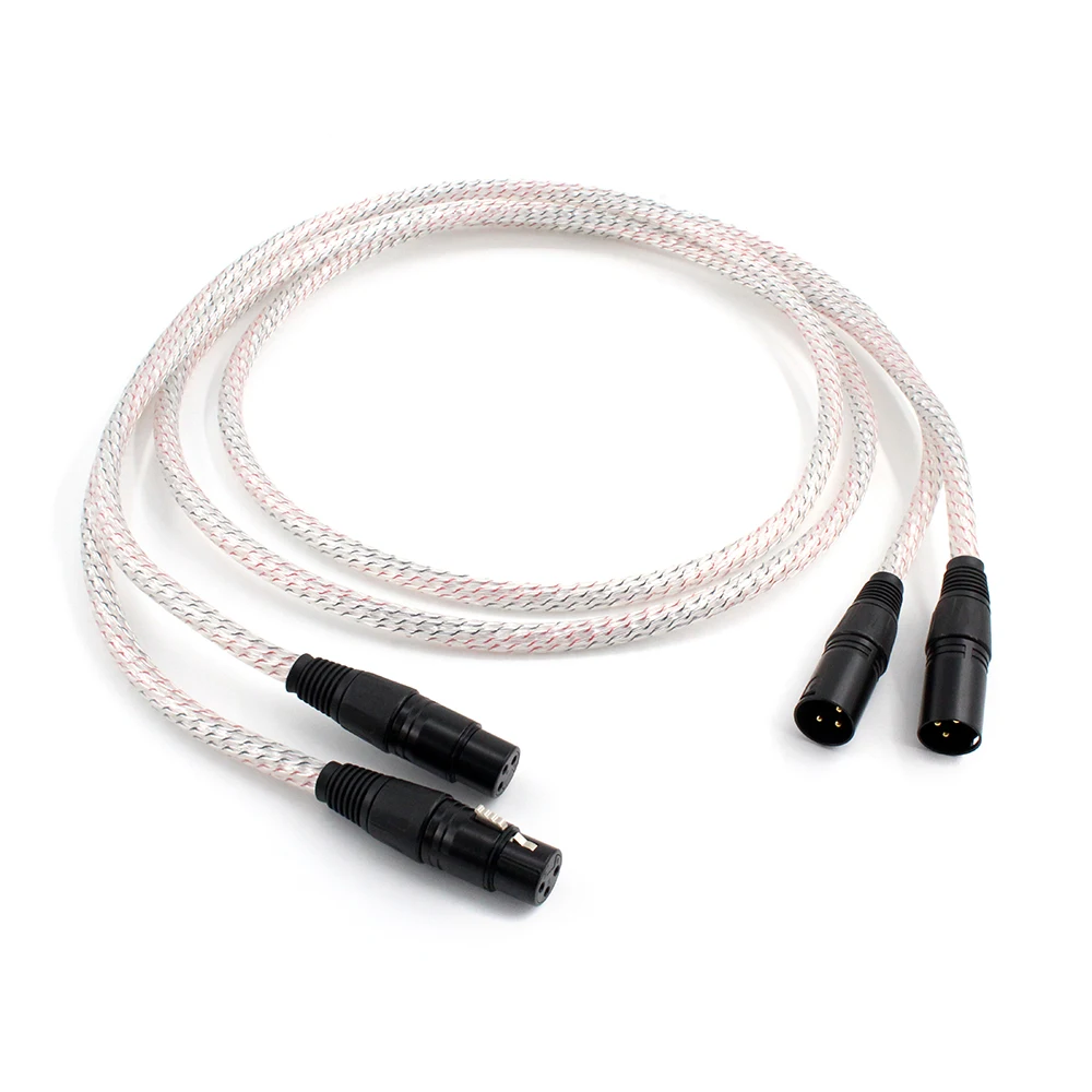 

Медный серебристый соединительный кабель Nordost valhalla 8N OCC с разъемом XLR