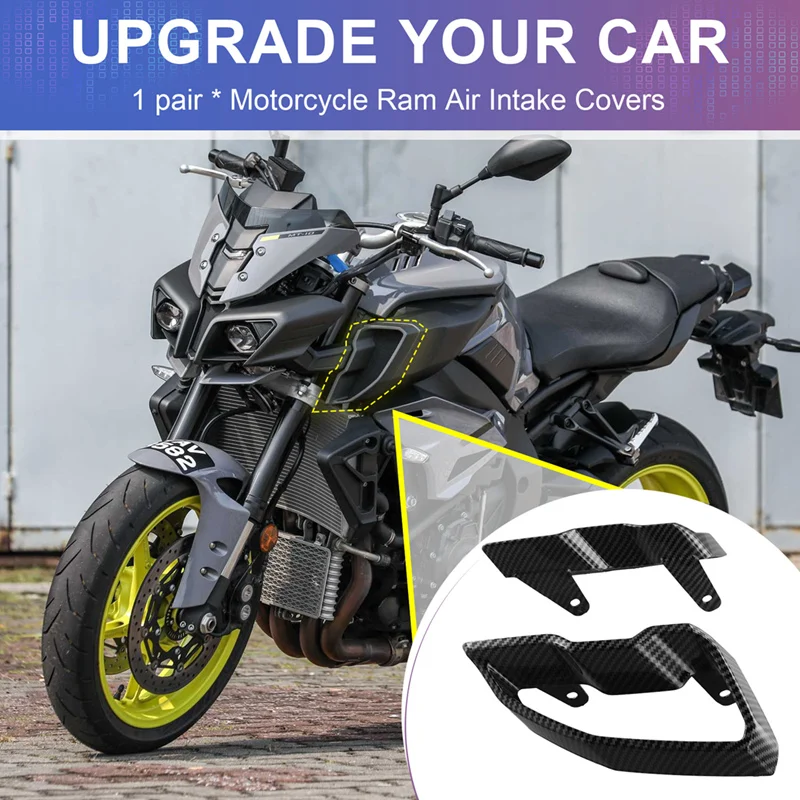 Крышки воздухозаборника для мотоцикла Ram обтекатель подходят YAMAHA MT-10 FZ-10 MT10 MT 10 FZ10