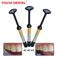 hot 3pcs dental composite resin filling materials light curing composite resin a1 a2 a3 shade dentistry denfil syringe universal