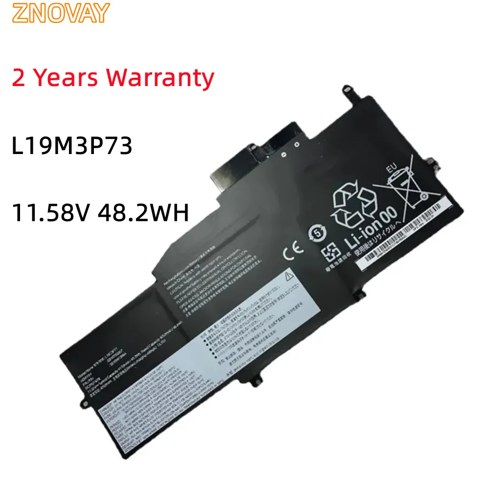Фото ZNOVAY L19C3P71 11,58 В 48,2 Втч Аккумулятор для ноутбука Lenovo ThinkPad X1 Nano Gen 1st L19M3P73 L19M3P72 4170 мАч №1