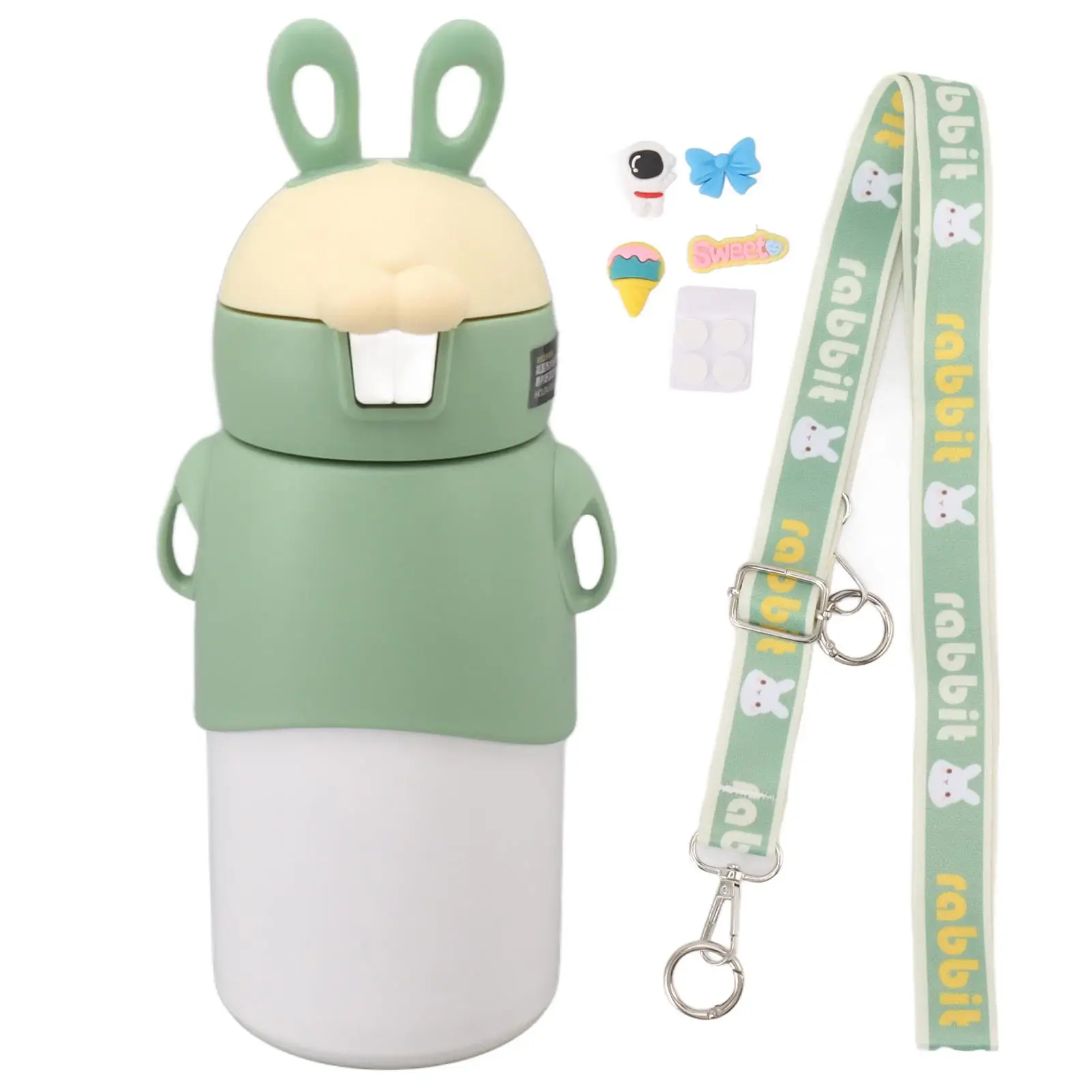 Изолированная бутылка для воды из нержавеющей стали на 18 унций с эргономичной