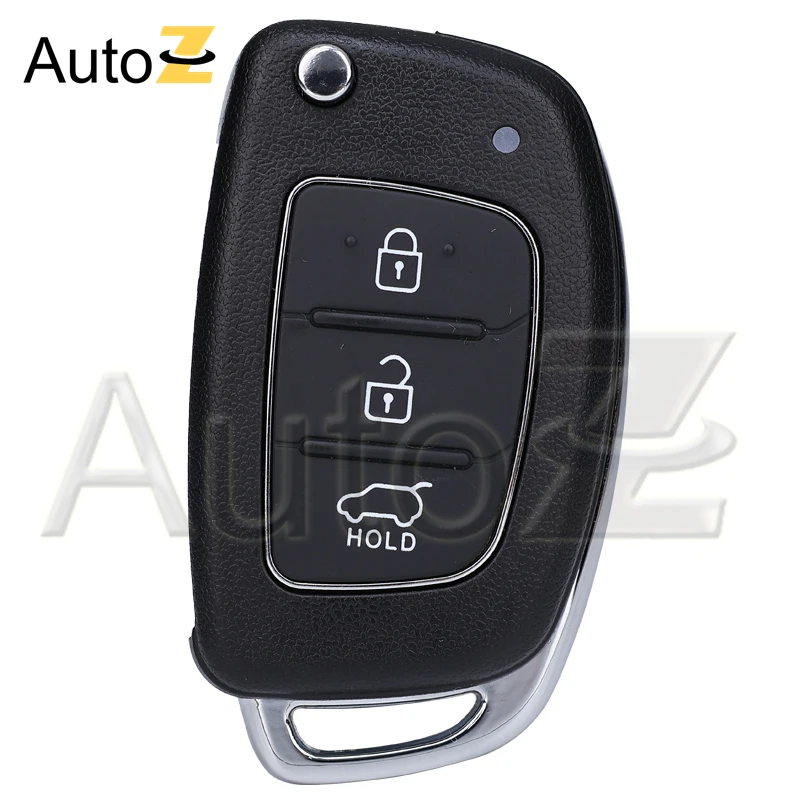 Автоматический складной ключ 433 МГц с чипом 4D70 для Hyundai Creta 2016 P/N: 95430-M0000 CR2032 3 кнопки