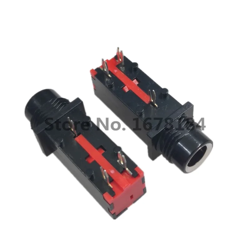 100 шт. PJ-309 6 35 мм аудиоразъем 3Pin стерео аудио разъем микрофона сварочная линия для