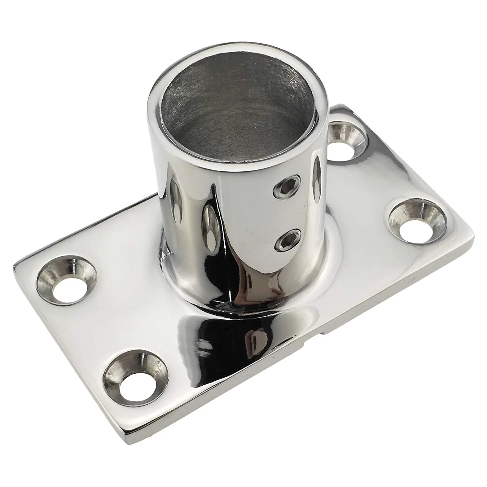 

Boat Rectangular Base Steel Marine Hardware Boat Hand Railing Fitting Marine Hand Rail Fittings Tube for Boats Awning