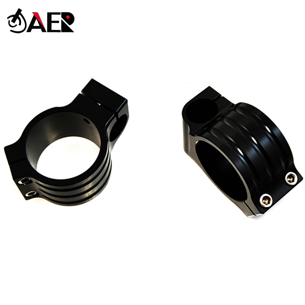 

7/8" Universal 33 35 37 41 43 45 46 48 50 51 52 53 54 mm CNC Motorcycle 1" Handlebar Handle Bar Clip On Heads Clamps