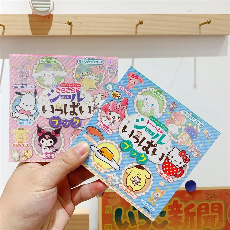 Милые стикеры Sanrio книга 24 стартовая счёт фотоальбом большая собака Мультяшные