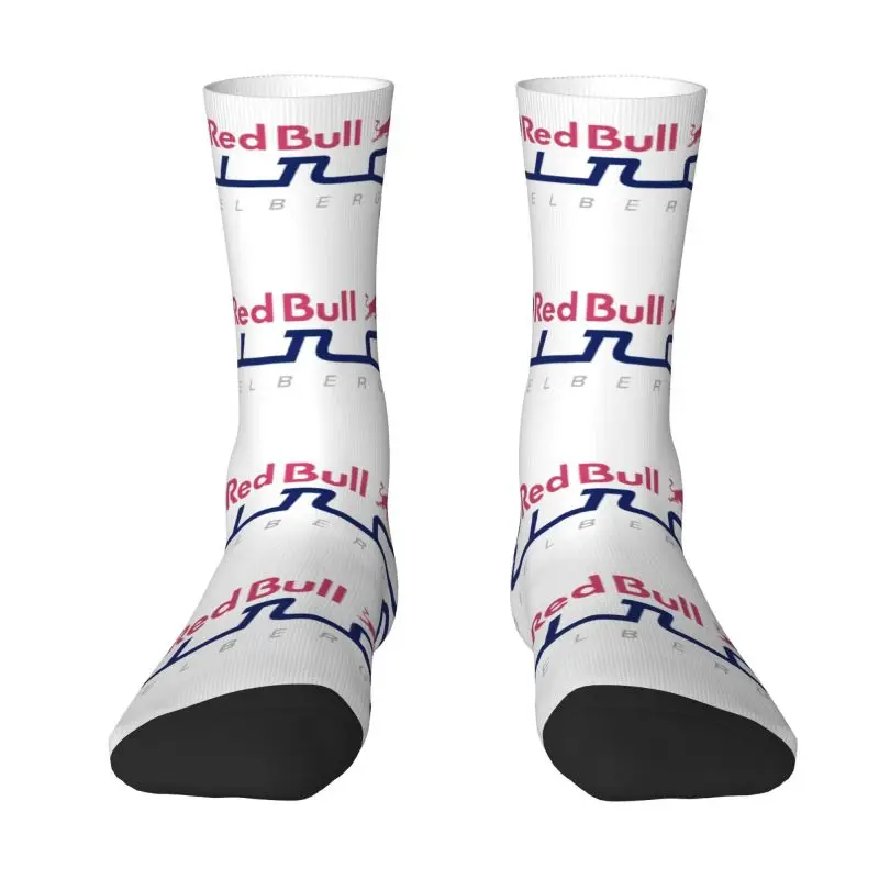 

Novelty Printing Red Double-Bull Socks for Women Men Stretch Summer Autumn Winter Crew Socks