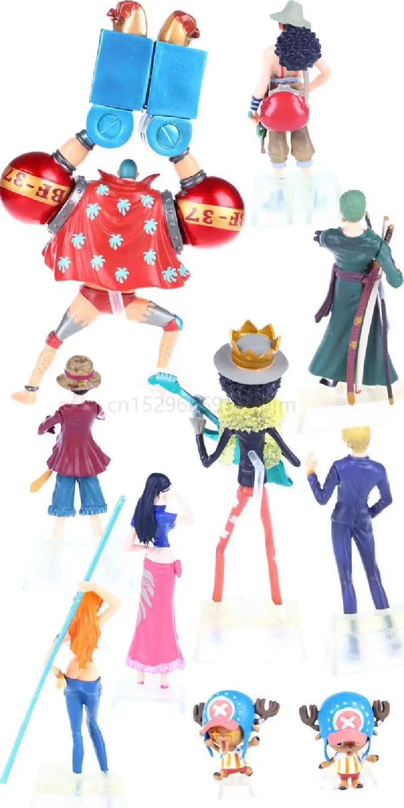 Аниме ONE Piece 10 моделей Monkey D Luffy Zoro Nami Usop Sanji Chopper Nico Robin Фрэнки Брук новый мир 2 года