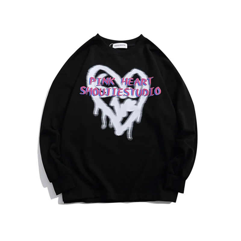 

Oversized Sweatshirt Men Anime Harajuku Long Sleeve Women Sweatshirts New Oversize Men's Clothing Gothic Male Clothes Man Tshirt