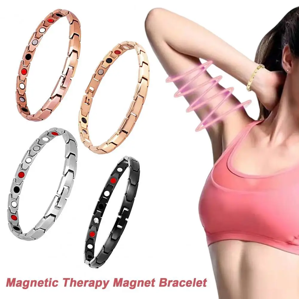

Magnetic Bracelet Relieve Fatigue Therapeutic Slimming Bracelet Fashion Jewelry Women Men Retro Creative Bracelet Health Care