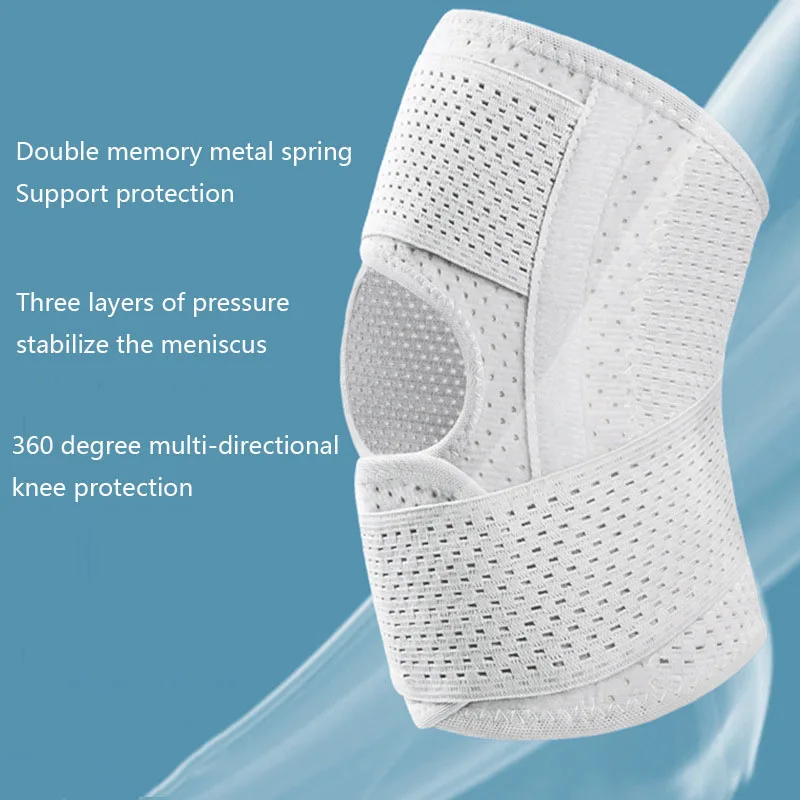 

1PC Pressurized Elastic Sports Kneepad Men Women Knee Pads Arthritis Joints Protector Fitness Gear Volleyball Brace Protector