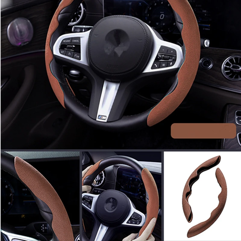 Автомобильные товары чехол на рулевое колесо для Honda Tesla Land Rover Maserati Mini Opel Lexus Saab