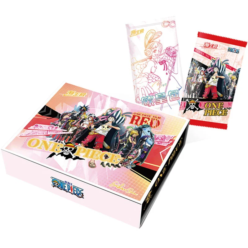 

Anime ONE PIECE Rare Box Flash Card Luffy Zoro Kaidou Teach Chopper Collection Game Toy Solitaire Christmas Birthday Present
