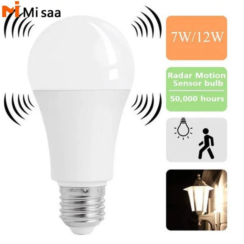 

Умная лампа E27 с автоматическим датчиком движения, 220 В