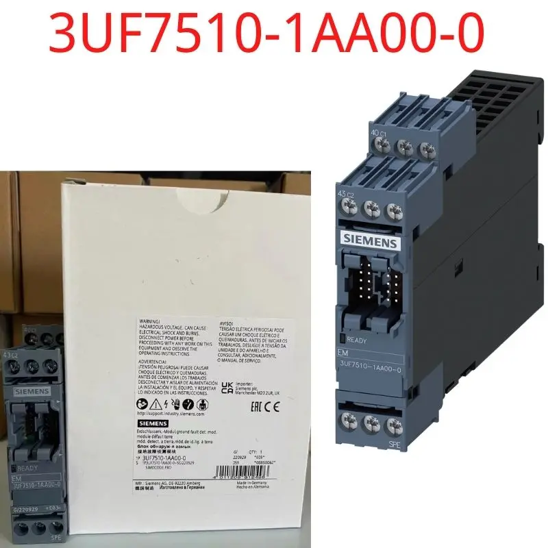 

3UF7510-1AA00-0 Brand New Ground fault module with analog residual current detection for connection of a residual-current trans